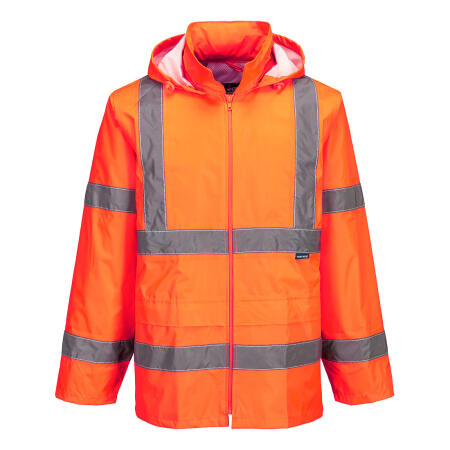 H440 Hi-Vis Rain Jacket Orange