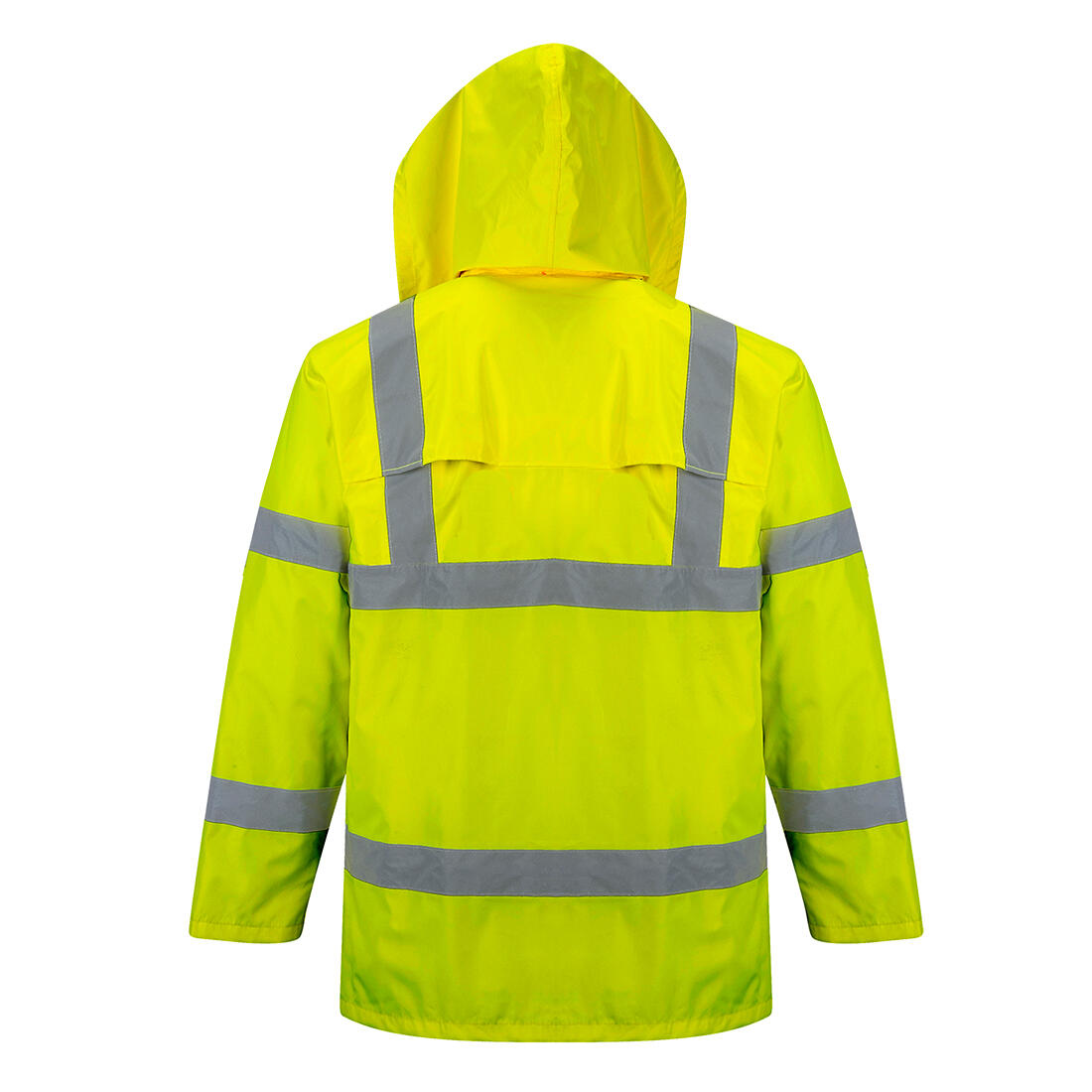 H440 Hi-Vis Rain Jacket Yellow - Image 2