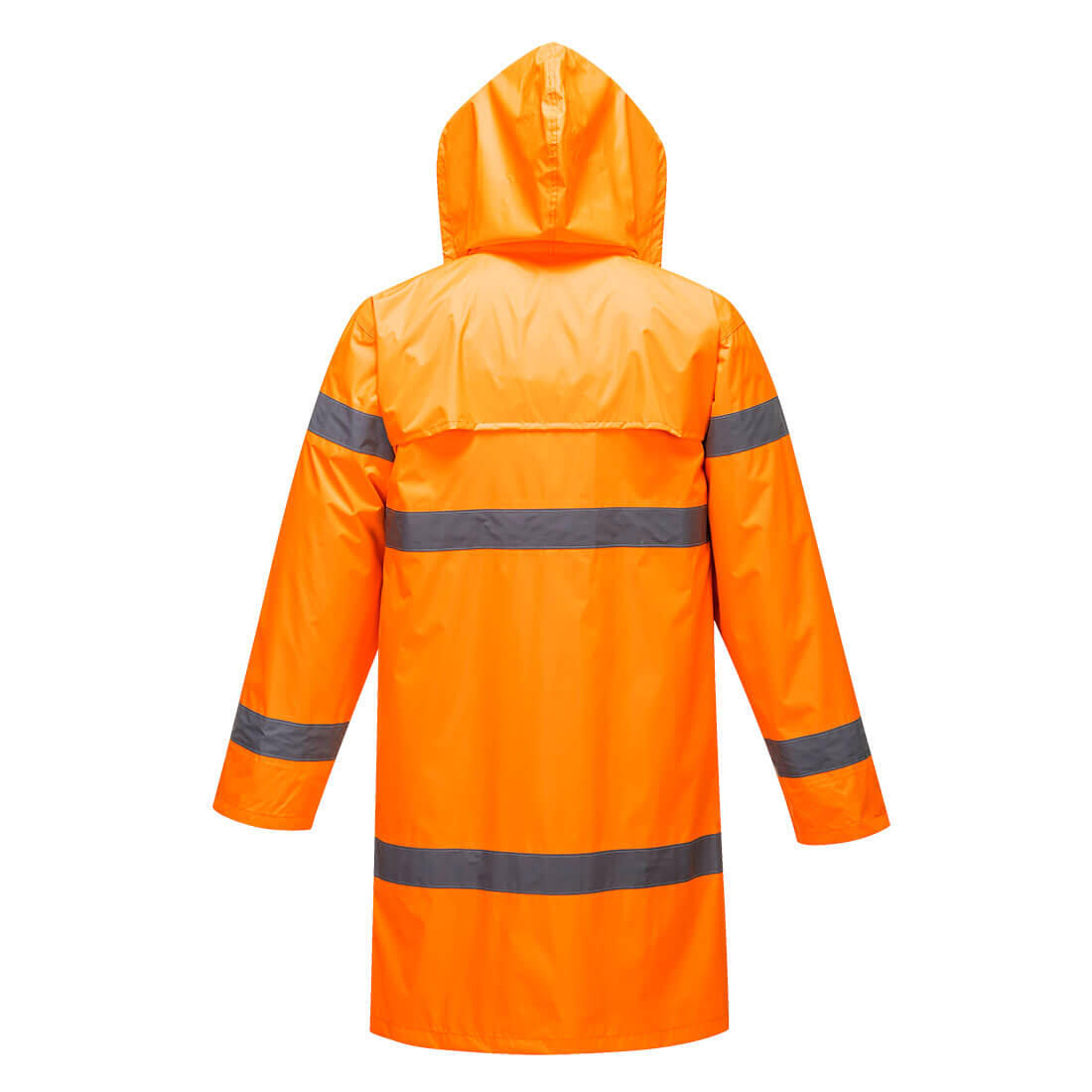 H442 Hi-Vis Rain Coat 100cm Orange - Image 2
