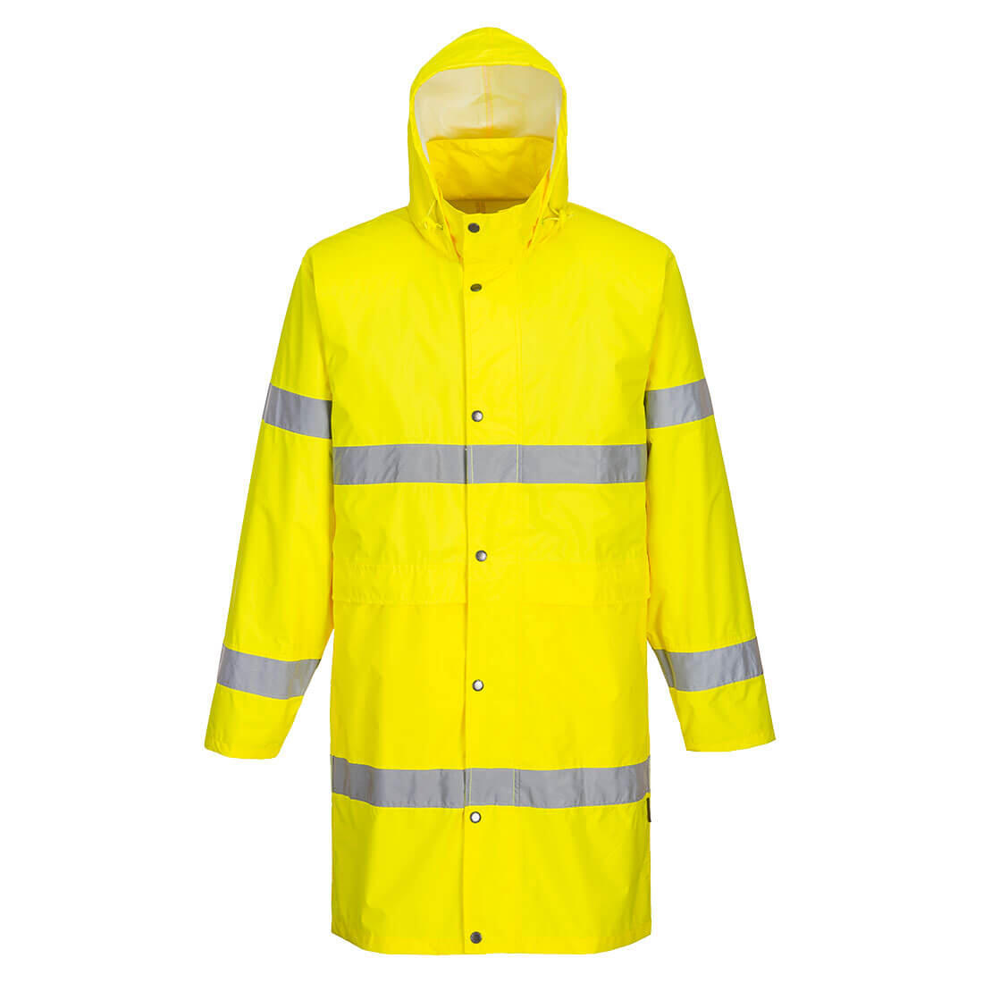 H442 Hi-Vis Rain Coat 100cm Yellow