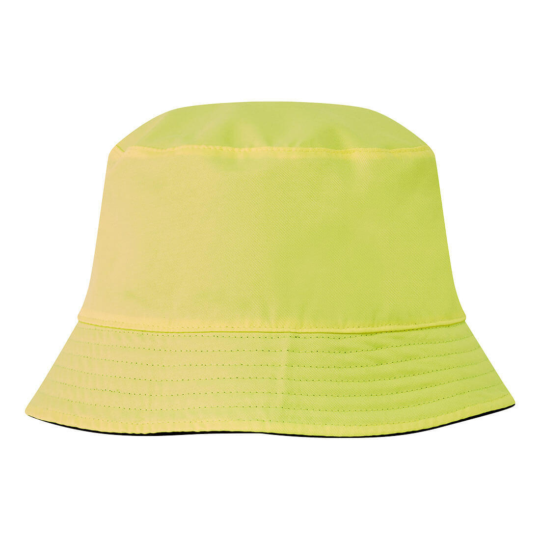 HA23 Reversible Bucket Hat Black/Yellow - Image 2