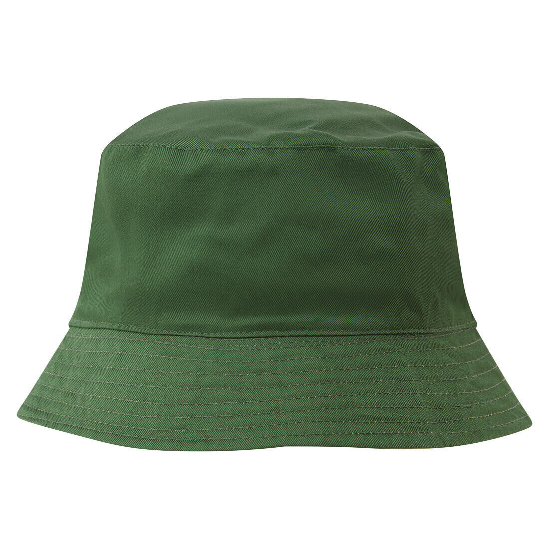 HA23 Reversible Bucket Hat Khaki/Forest Green - Image 2
