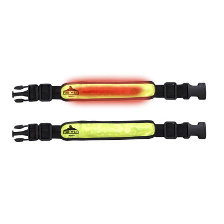 Portwest HV05 Illuminated Flashing Armband Yellow