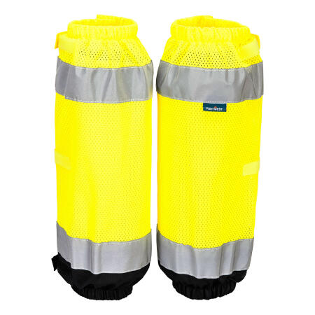 HV389 Hi-Vis Contrast Gaiters Yellow/Black