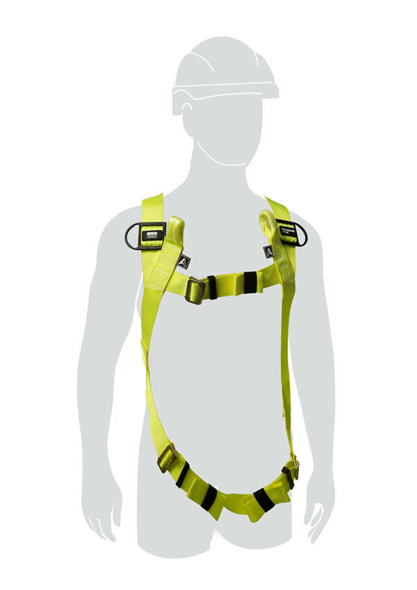 H100 2 Point 2 Loop Universal Size Harness Yellow