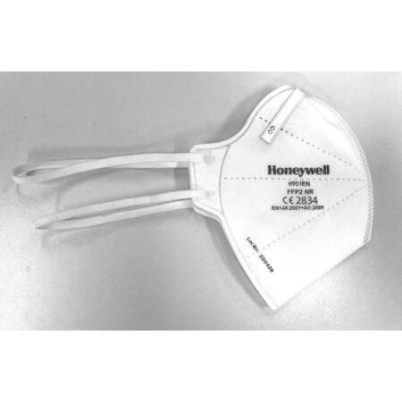 Honeywell H901En Fold Flat Face Mask Ffp2 Nr With H901En Filter White