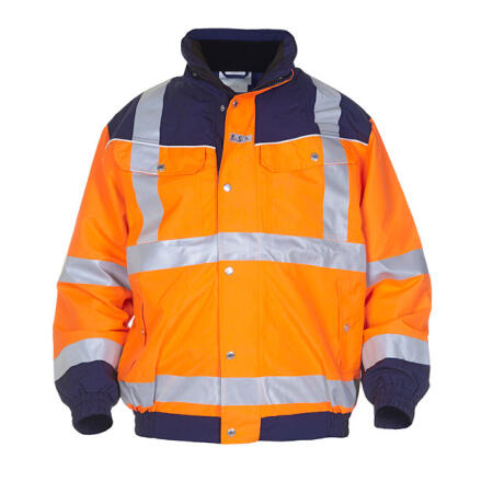 Hydrowear Furth Hi-Vis Sns Pilot Two-Tone Jacket Orange / Navy