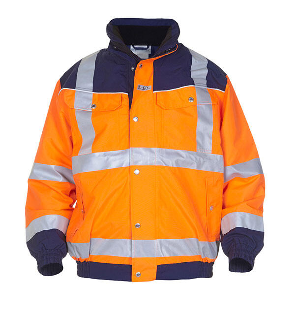 Hydrowear Furth Hi-Vis Sns Pilot Two-Tone Jacket Orange / Navy