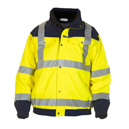 Hydrowear Furth Hi-Vis Sns Pilot Two-Tone Jacket Saturn Yellow / Navy