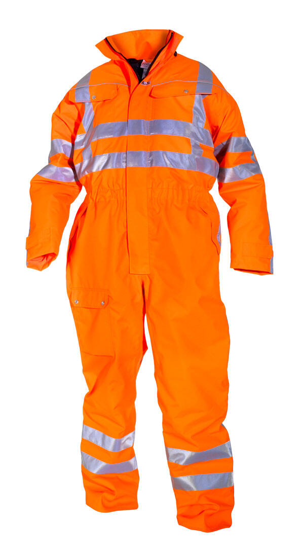 Hydrowear Uelsen Hi-Vis Waterproof Winter Coverall Orange