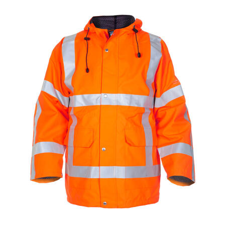 Hydrowear Uithoorn Sns Hi-Vis Waterproof Parka Jacket Orange