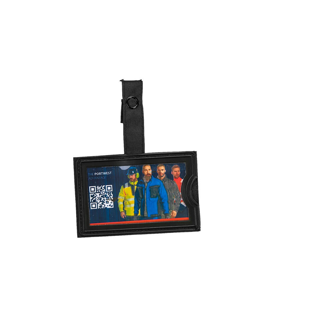 Portwest ID40 TPU ID Holder (25 Pack) Black