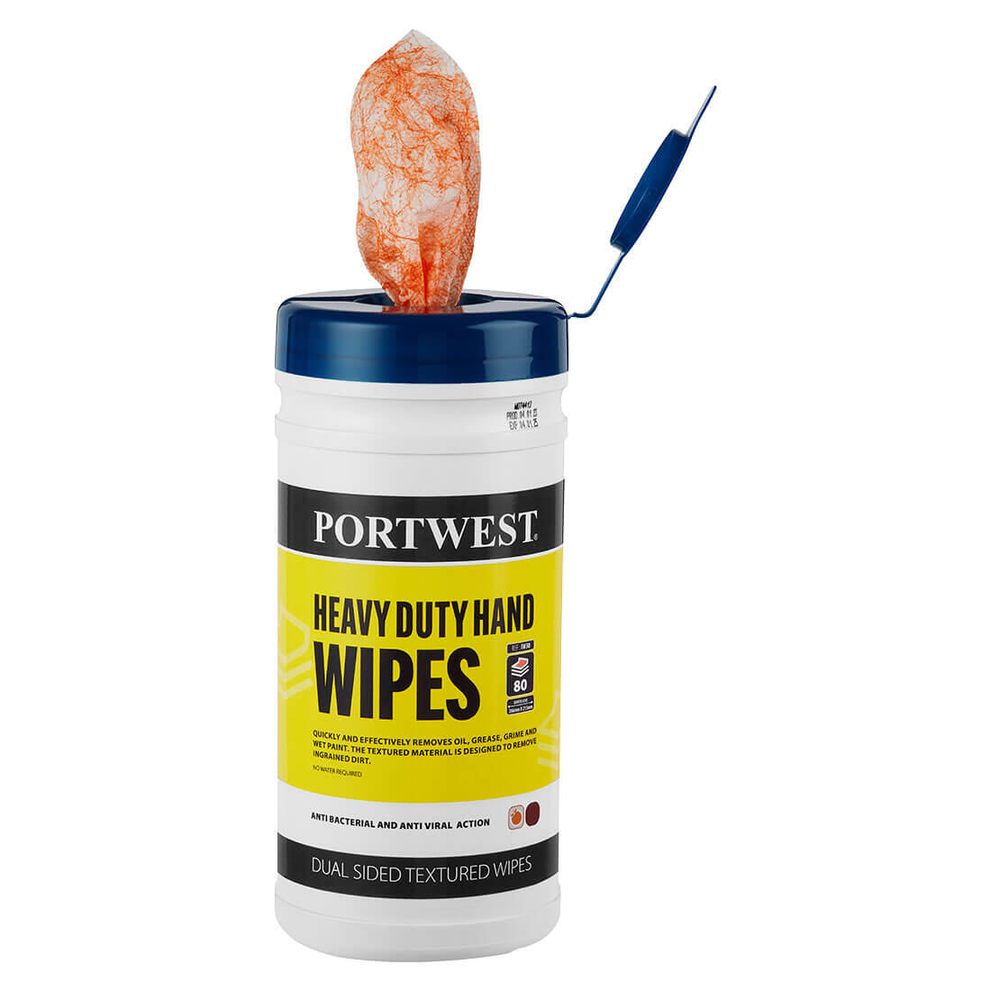 IW30 Heavy Duty Hand Wipes (80 Wipes) Orange