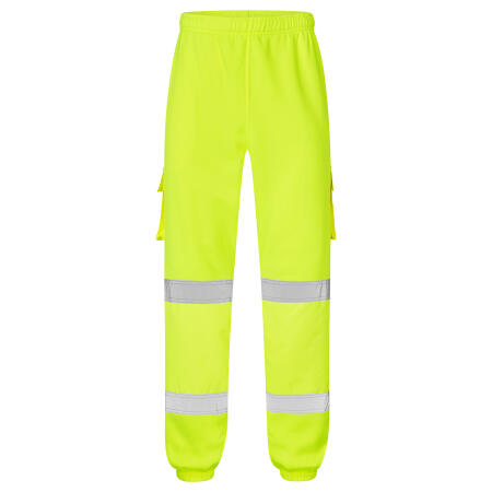 Supertouch Yellow Hi Vis Jogging Bottoms