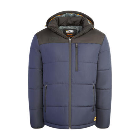 Jcb Workwear Unisex Padded Jacket  Navy / Black