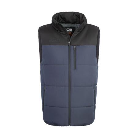 Jcb Workwear Unisex Padded Gilet Navy / Black