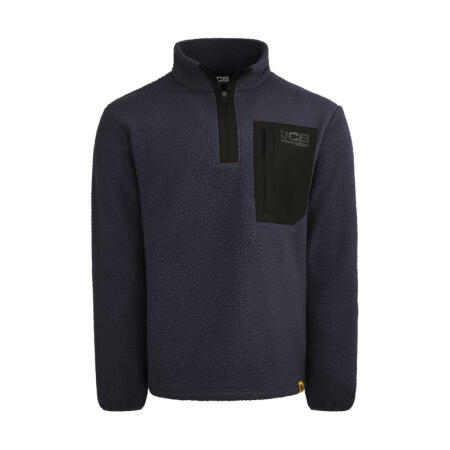 Jcb Workwear Unisex Borg Fleece Navy Blue