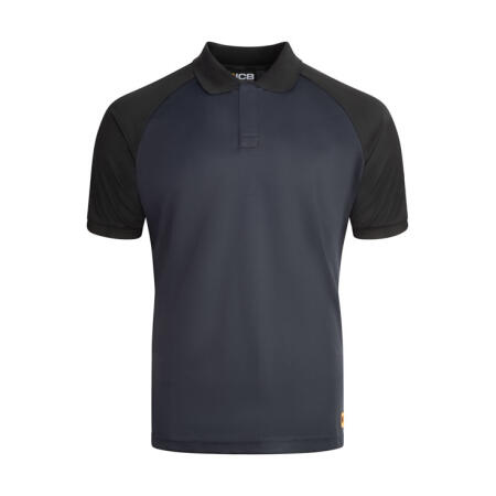 Jcb Workwear Unisex Classic Collar Polo Shirt Navy / Black