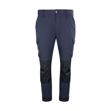 Jcb Workwear Mens 4-Way Stretch Trousers Navy Blue