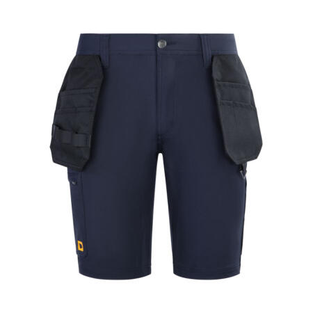 Jcb Workwear Unisex Stretch Holster Pocket Shorts Navy Blue
