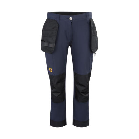 Jcb Ladies Stretch Holster Pocket Trousers Navy Blue