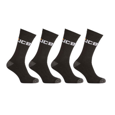 Jcb Workwear Apparel Socks Black/Grey