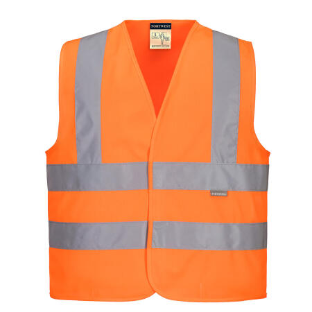 Portwest JN14 Hi-Vis Junior Band and Brace Vest  Orange