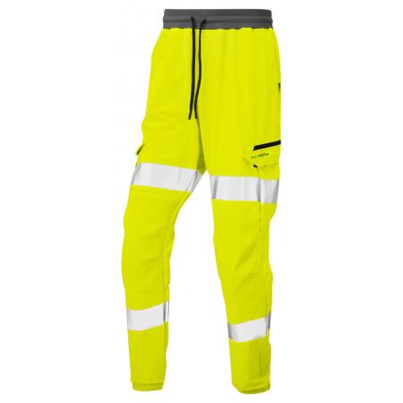 LEO Workwear HAWKRIDGE ISO 20471 Cl 1 Jog Trouser HV YELLOW