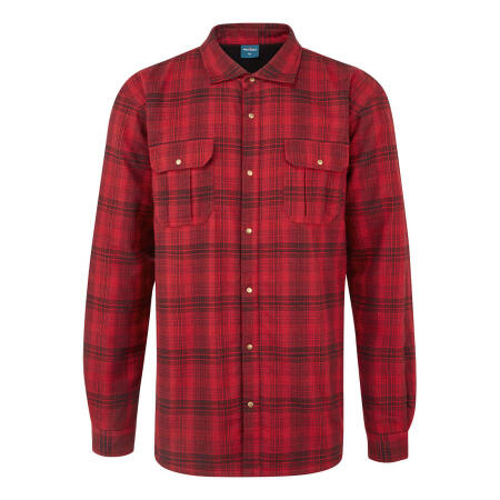 KA313 KA3 Sherpa Lined Check Shirt Red