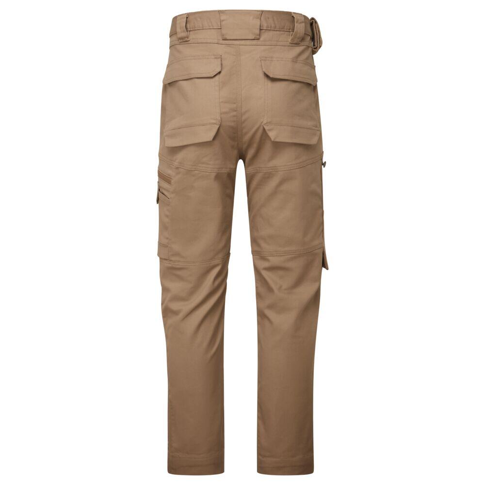 KA323 KA3 Cargo Trousers Coffee Brown - Image 2