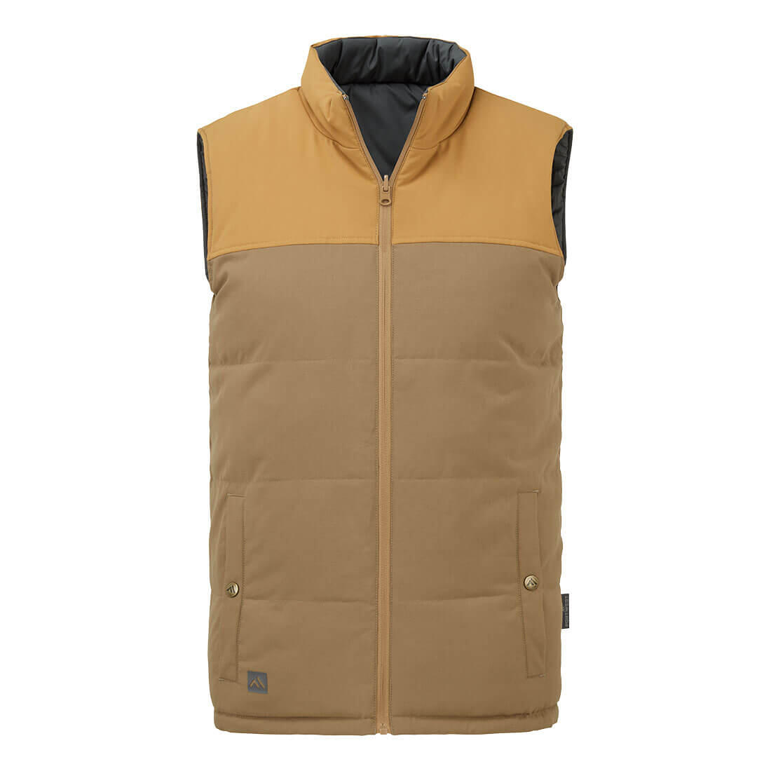 KA361 KA3 Reversible Insulated Bodywarmer Coffee Brown