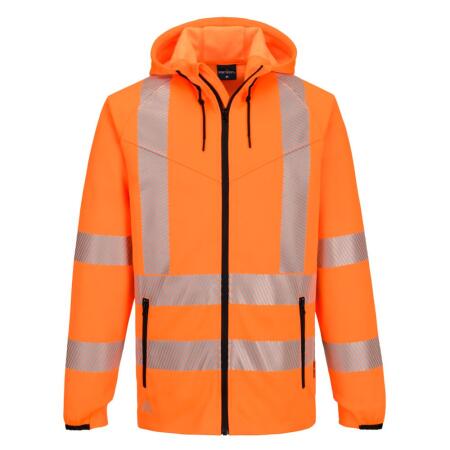 KX303 KX3 Sport Hi-Vis Zipped Hoodie  Orange
