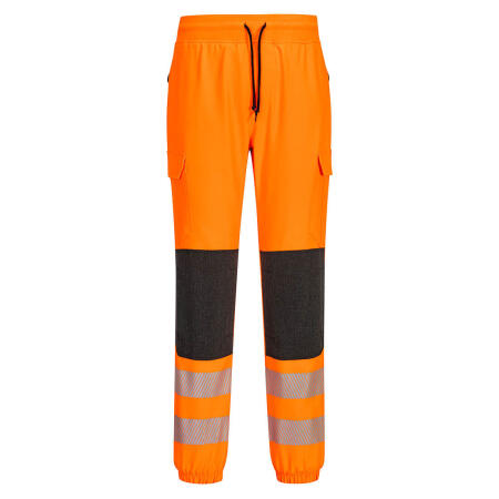 KX346 PW3 Hi-Vis Flexi Joggers Orange/Black