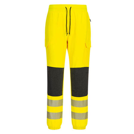 KX346 PW3 Hi-Vis Flexi Joggers Yellow/Black