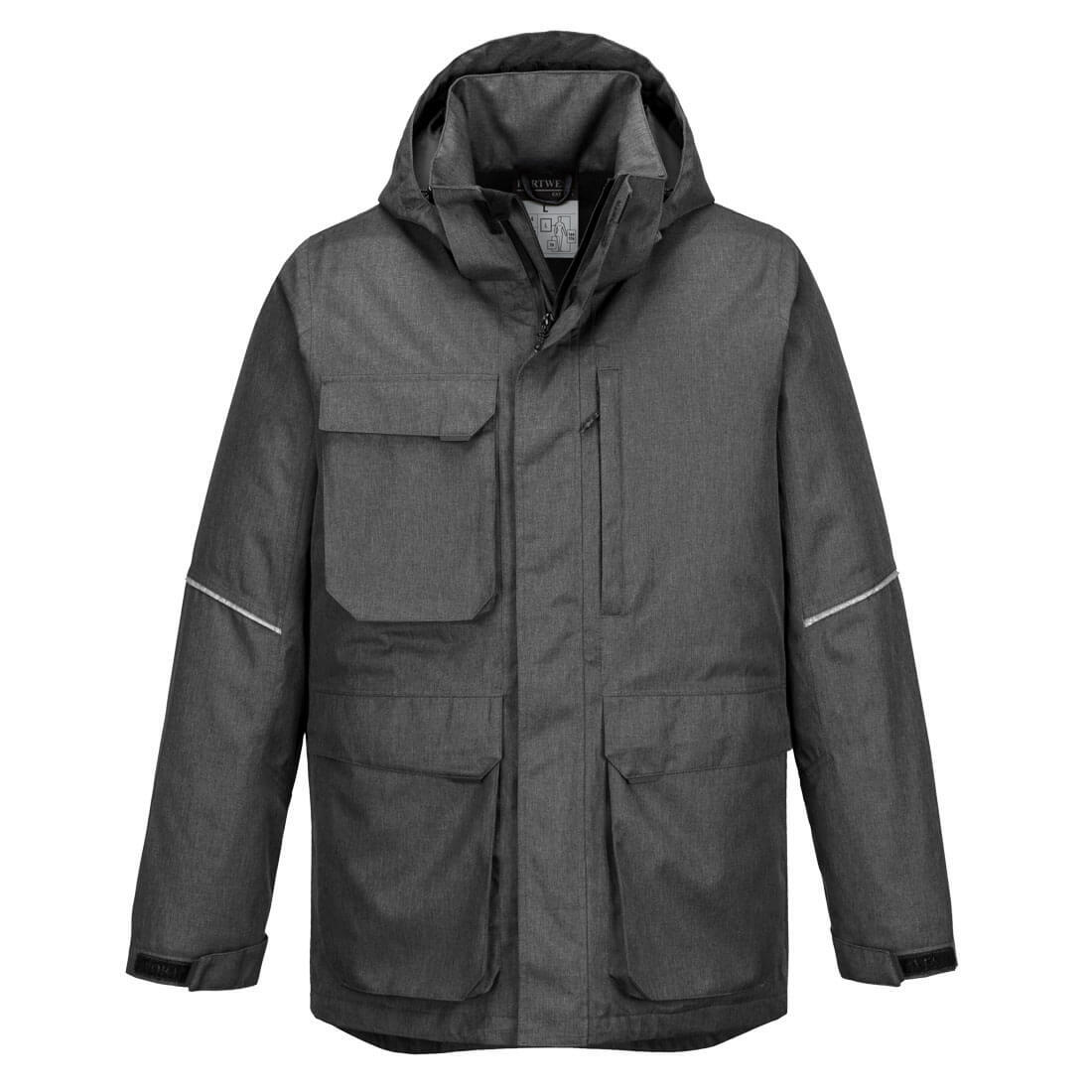 KX360 KX3 Winter Parka Jacket Grey Marl