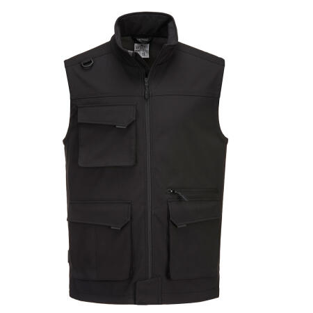Portwest KX363 KX3 Softshell Bodywarmer (3L) Black