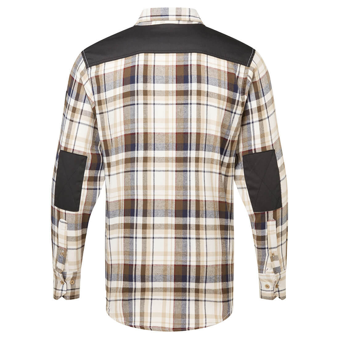 KX370 KX3 Check Work Shirt Brown Check - Image 2