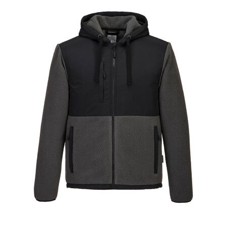 Portwest KX371 KX3 Borg Fleece Black/Grey