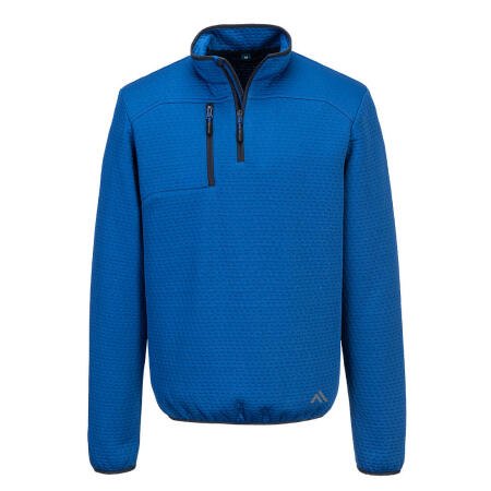 KX376 KX3 Sport Textured 1/4 Zip Sweatshirt Quartz Blue