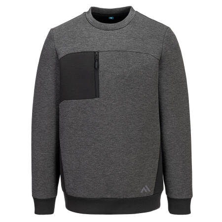 KX377 KX3 Sport Tech Sweatshirt Metal Grey