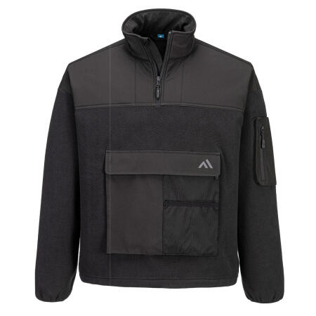KX378 KX3 Sport 1/4 Zip Fleece Black
