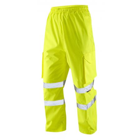 LEO Workwear APPLEDORE ISO 20471 Cl 1 Cargo Overtrouser HV YELLOW
