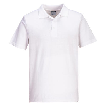 L210 Lightweight Jersey Polo Shirt S/S (48 in a box) White