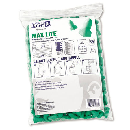Honeywell Max Lite Ls400 Refill - 200 Pairs 1013048 Green