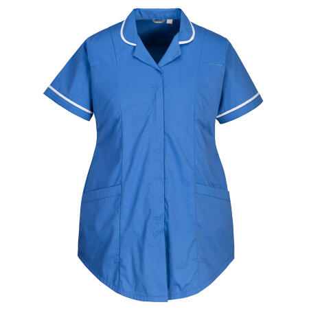 LW18 Stretch Maternity Tunic Hamilton Blue