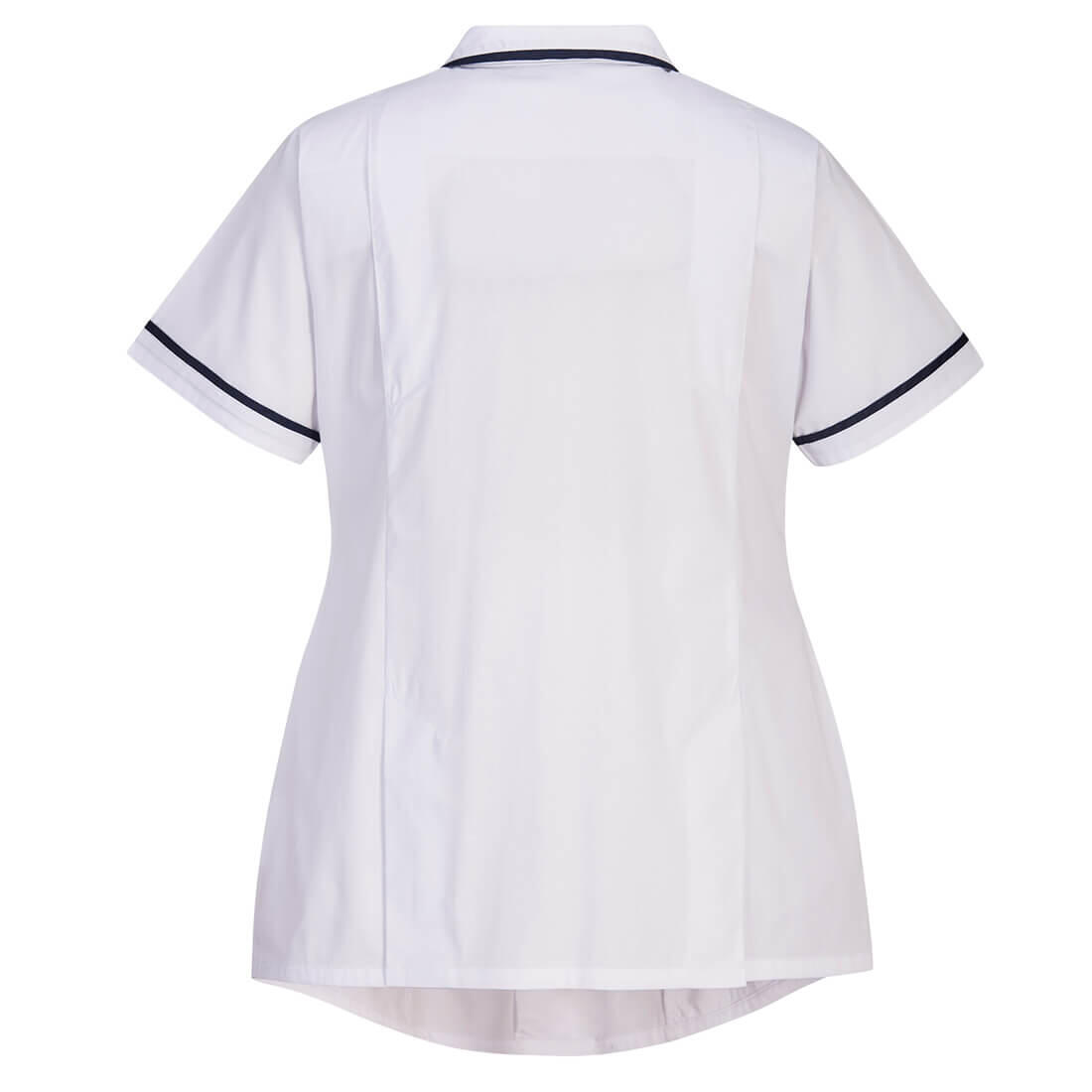 LW18 Stretch Maternity Tunic White - Image 2