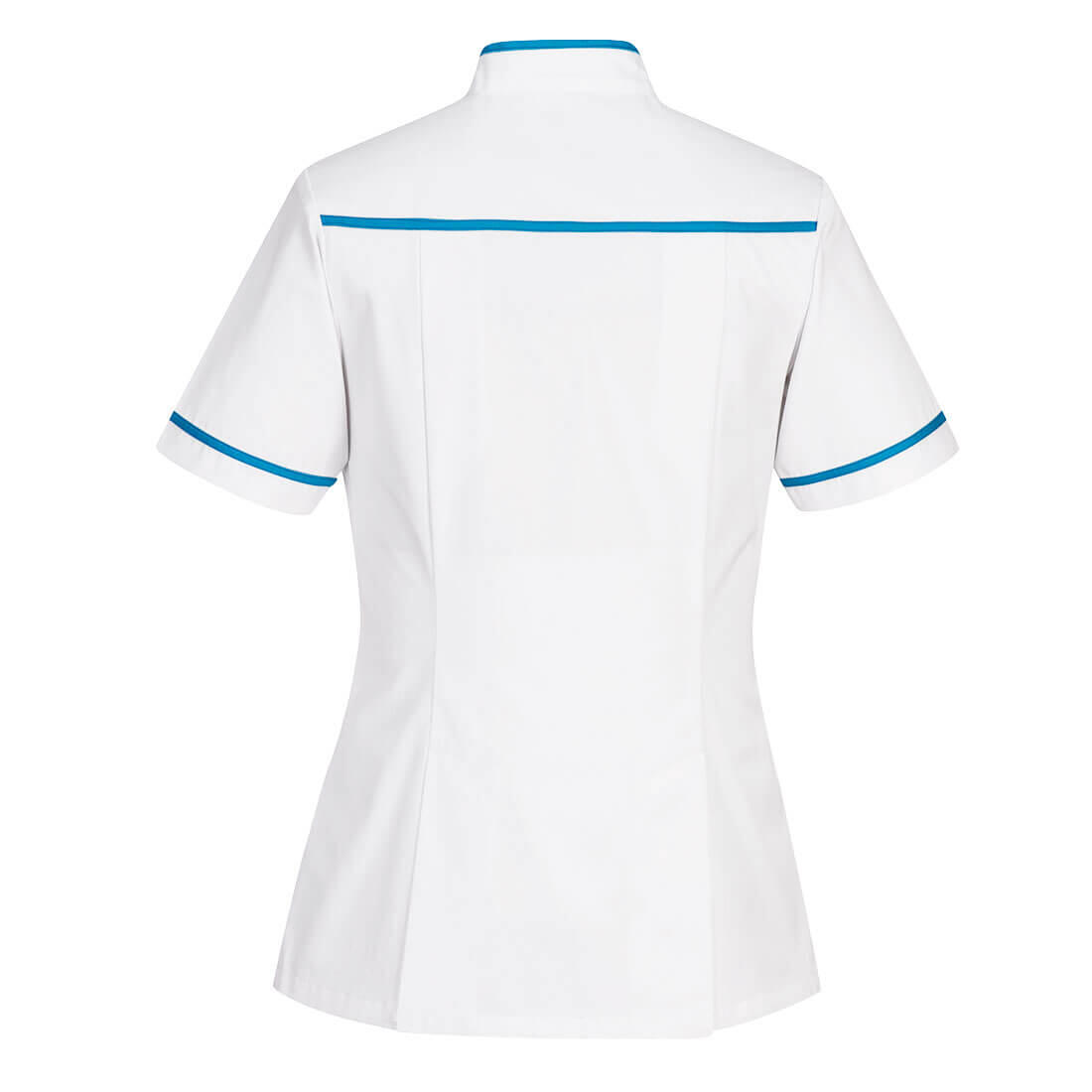 LW21 Medical Tunic White/Aqua - Image 2