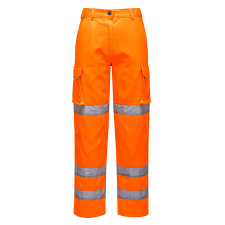 Portwest LW71 Hi-Vis Women's Three Band Work Trousers Orange