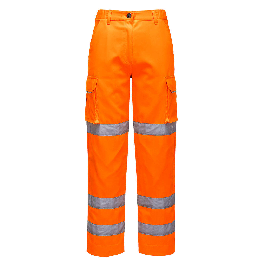 Portwest LW71 Hi-Vis Women's Three Band Work Trousers Orange
