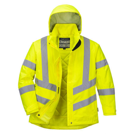LW74 Hi-Vis Women's Winter Jacket Yellow